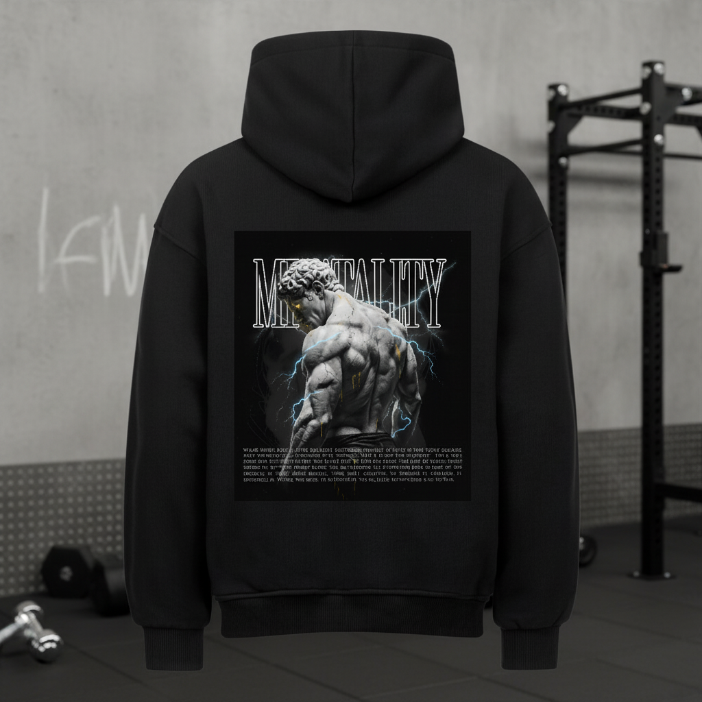 MENTALITY Oversized Hoodie