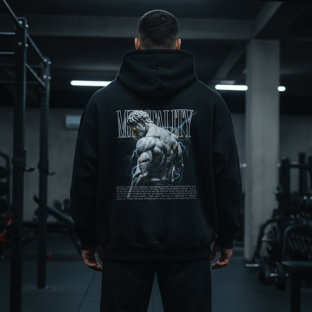 MENTALITY Oversized Hoodie